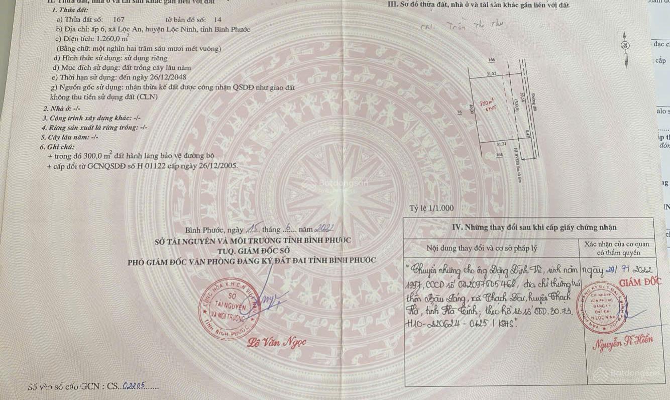 Bán đất Lộc An, Lộc Ninh, Bình Phước, giá chỉ 820tr, LH 0898 847 ***