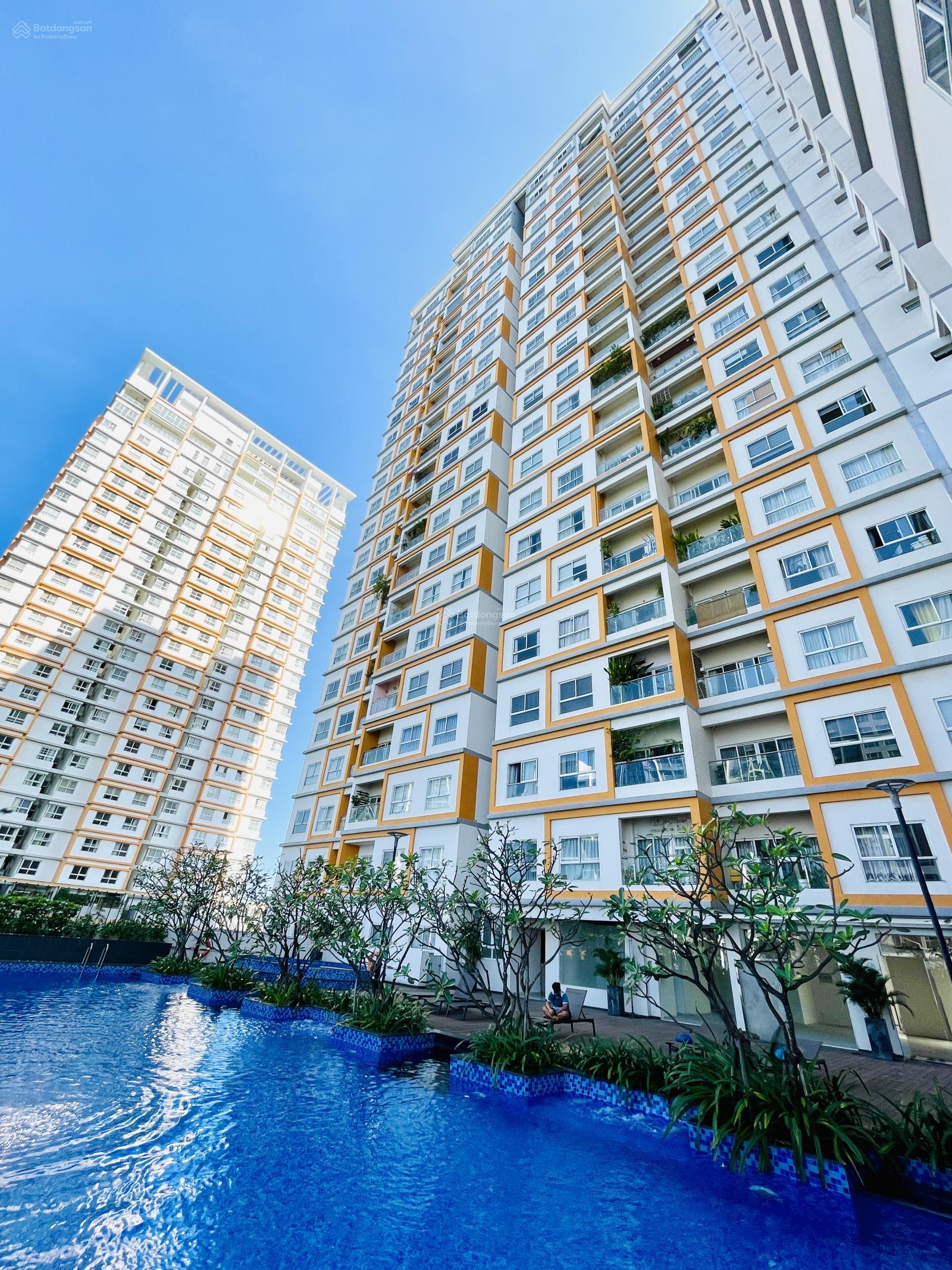 Cho Thuê căn hộ Dragon Hill 2 - 71,6m (2PN + 2WC) - Đầy đủ nội thất. View Hồ bơi