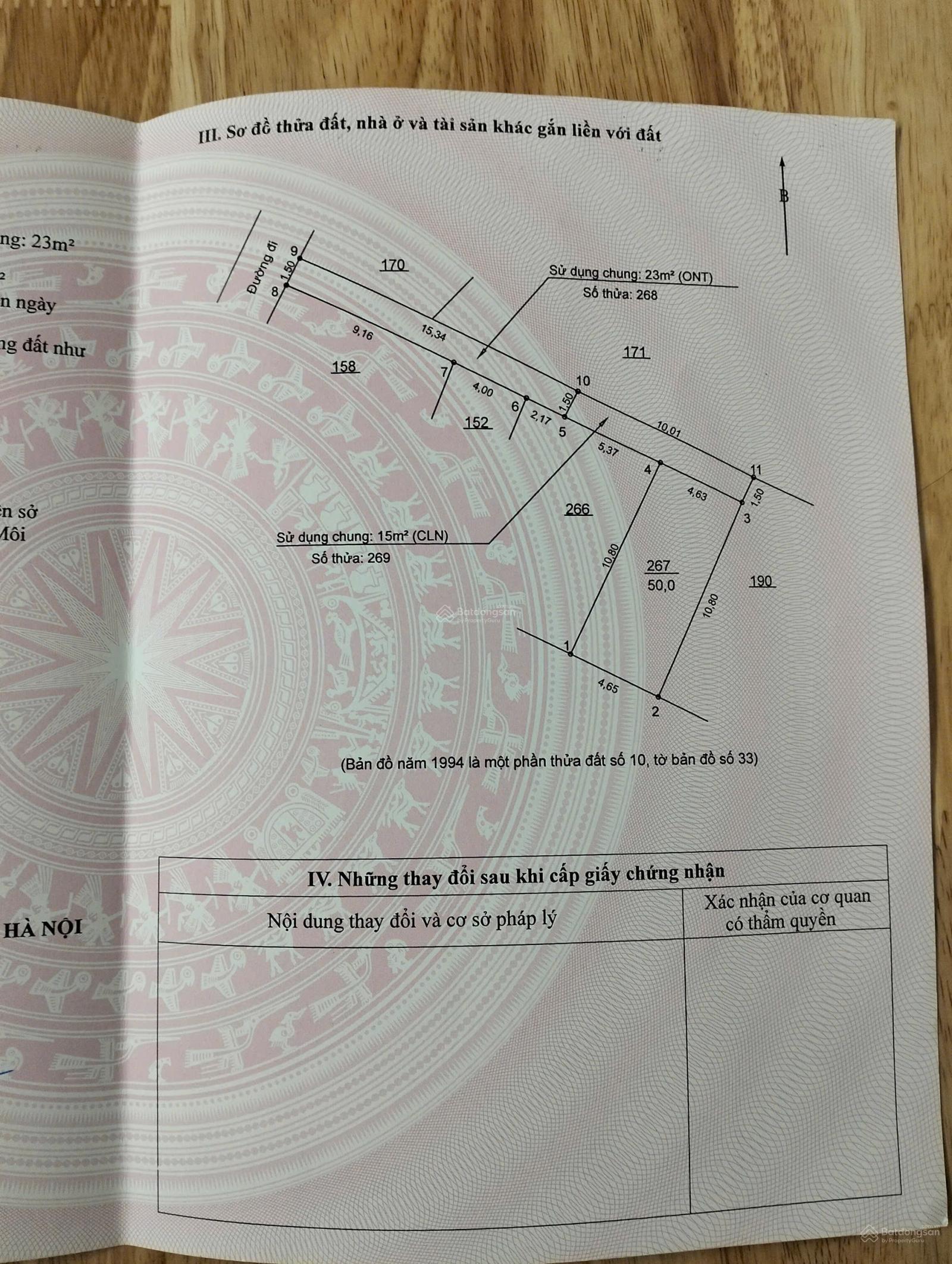 THÔN 3 VẠN PHÚC, NAM PHÙ Diện tích: 50m thổ cư 100% sẵn sổ đỏ, giá chỉ 3.25 tỷ