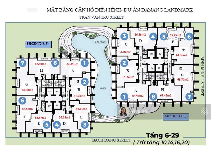 Căn hộ view cầu Rồng, công viên Apec, tiêu chuẩn Nhật Bản, giá trị trường tồn