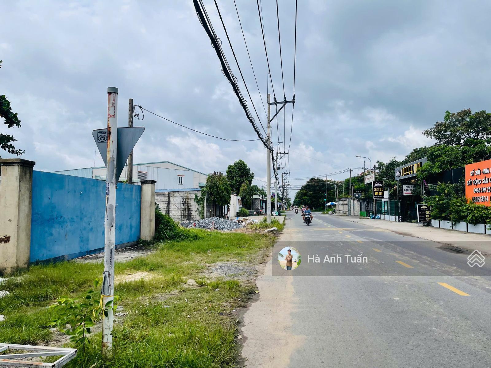 Cần ra 258,8 m2 đất thổ cư mặt tiền đường nhựa, sổ hồng riêng giá 810 triệu xây dựng tự do.