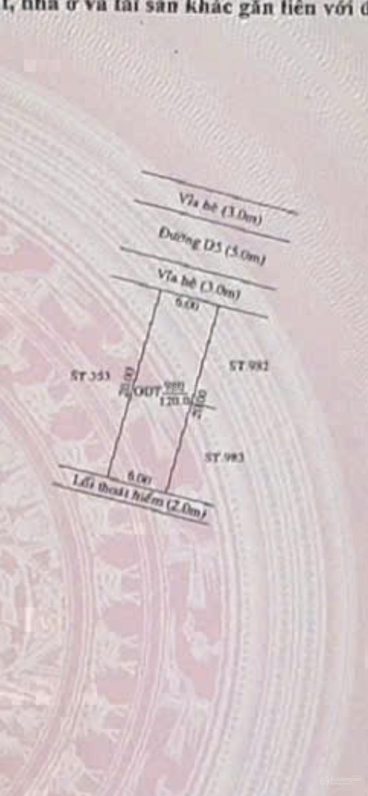 Bán đất KDC Phú Hoà 1. P. Phú Hoà. Đường D5. Gần trường ĐH Thủ Dầu Một. DT 120m2(6x20m) thổ cư 100% Bán đất KDC Phú Hoà 1. P. Phú Hoà. Đường D5. Gần trường ĐH Thủ Dầu Một. DT 120m2(6x20m) thổ cư 100%