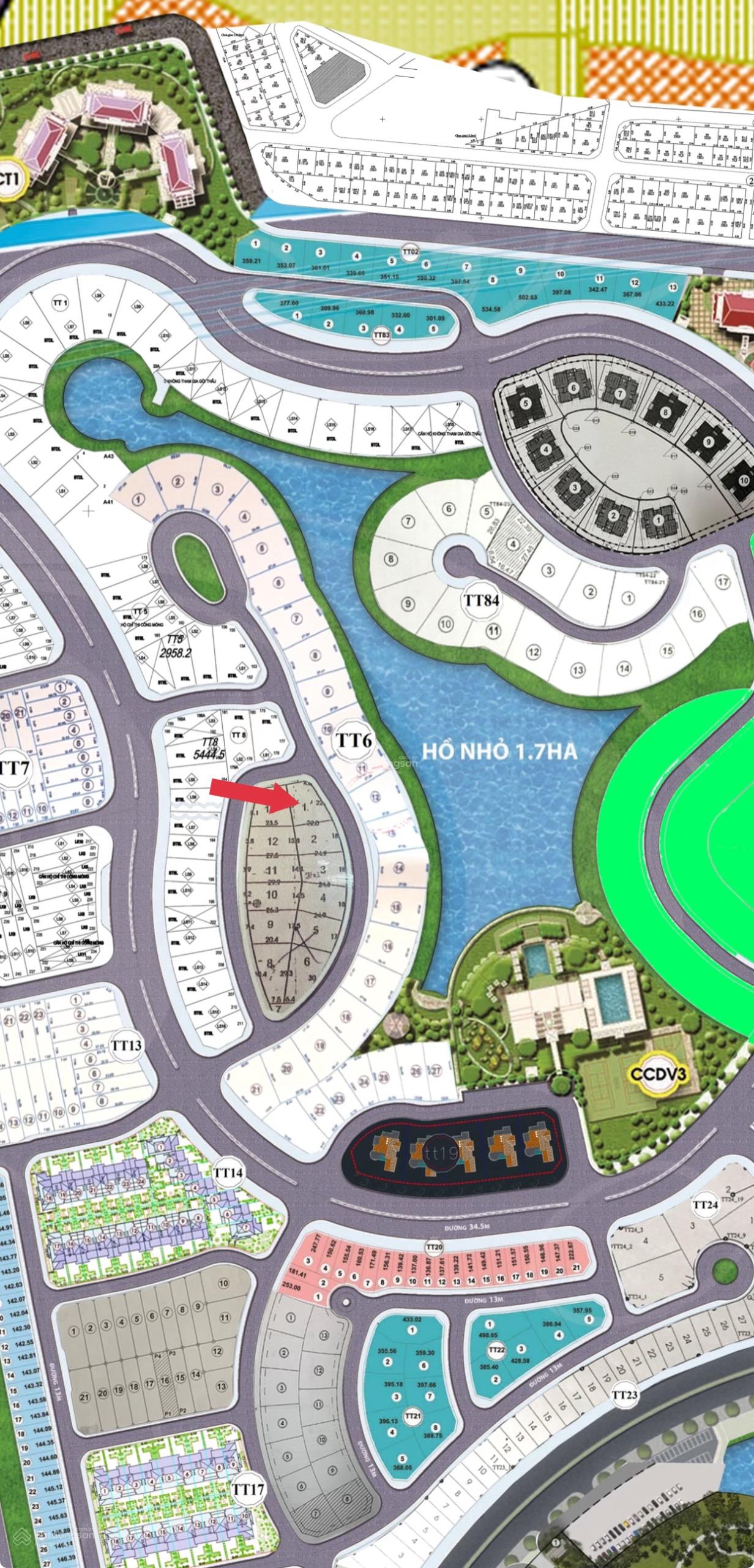 Bán biệt thự song lập KĐT Nam An Khánh, 110 triệu/m2, 400m2, giá tốt