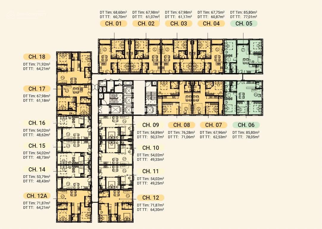 Bán Chung Cư An Zen Residence, tại phường An Dương, Hải Phòng chỉ từ 300t