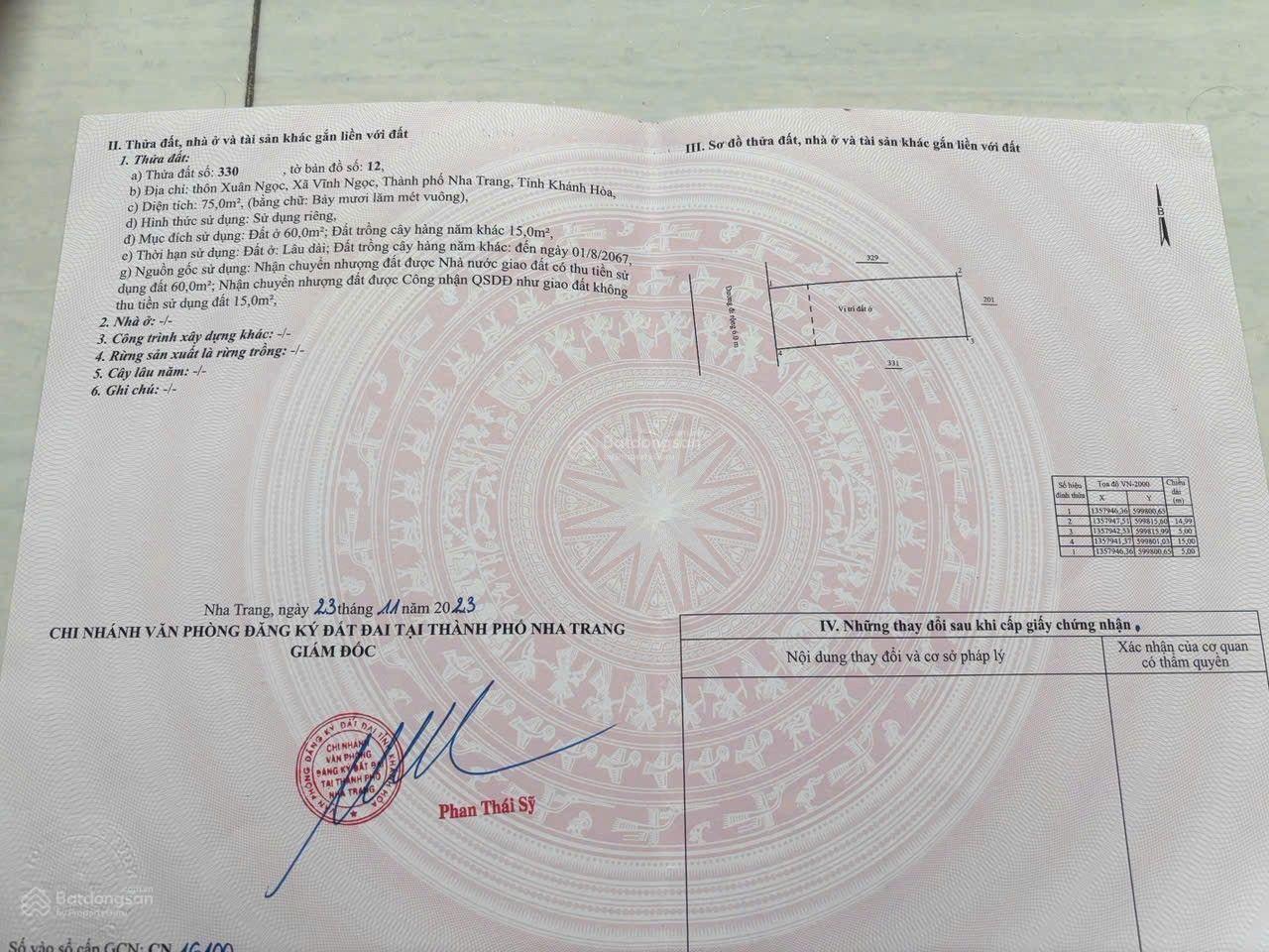 Hòn thơm- Vĩnh Ngọc còn lô duy nhất