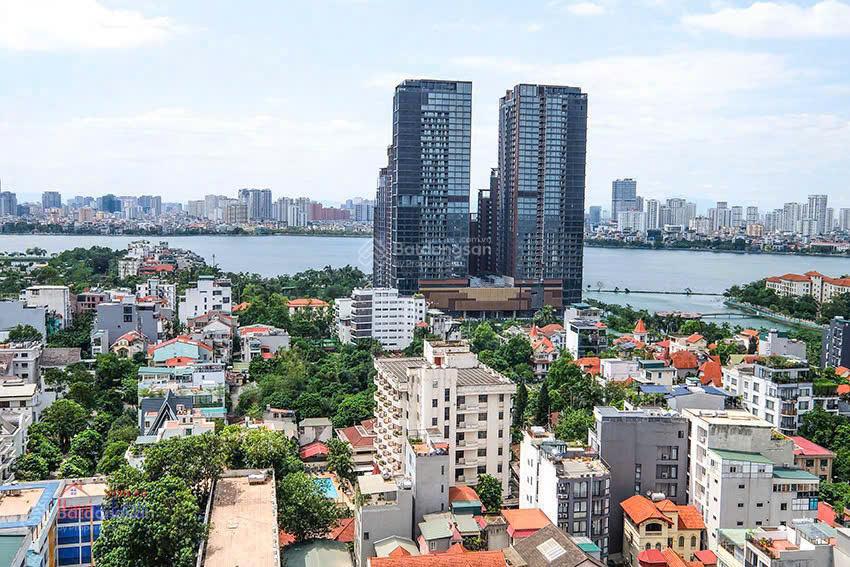 Bán CH view Hồ Tây, 111m2 3pn3wc, nội thất cao cấp toà D'LE ROI SOLEIL _ 59 Xuân Diệu. Giá 15,8 tỷ.
