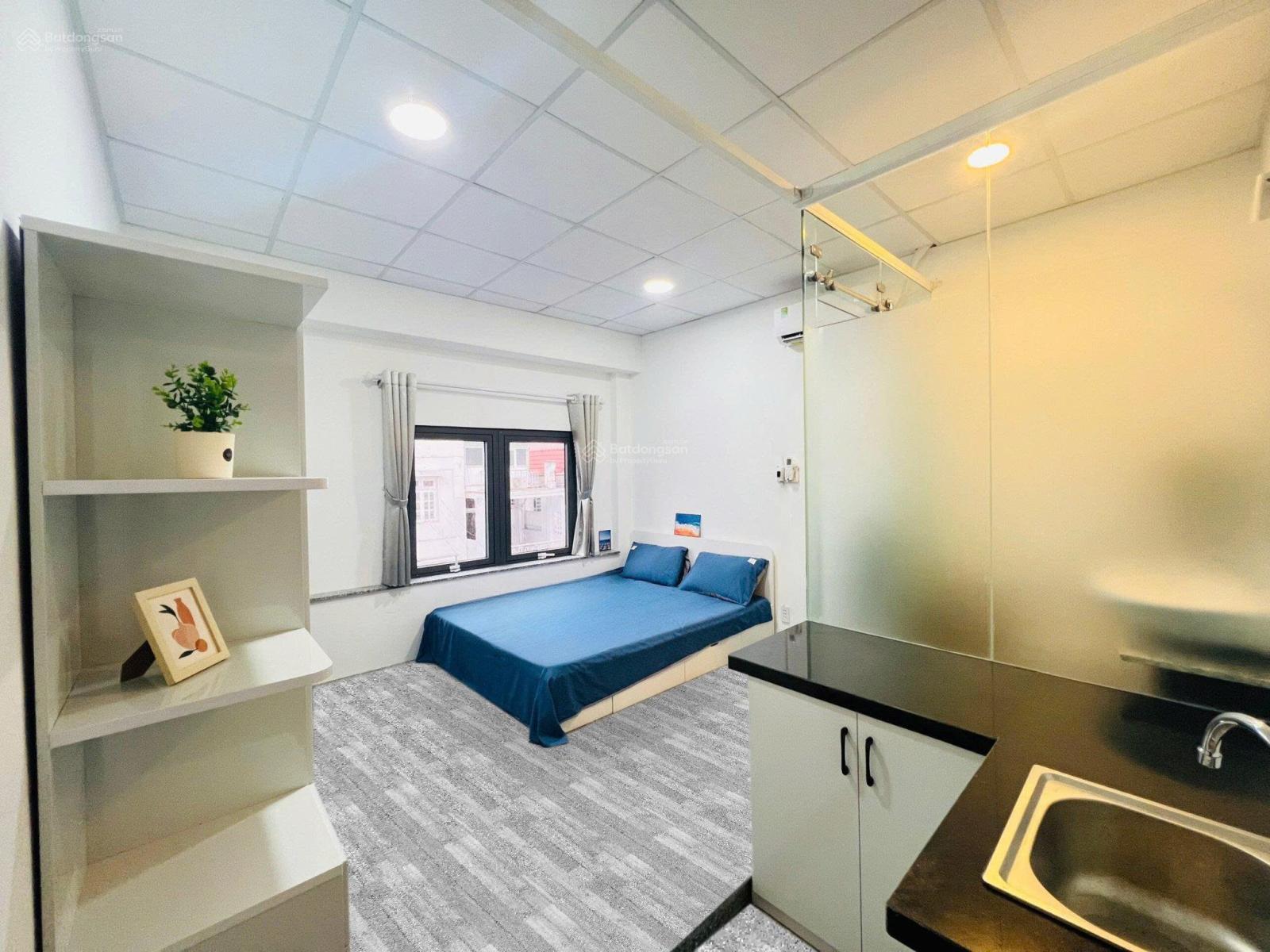 Cho thuê căn hộ dịch vụ 25m2, full NT chỉ 4.8 triệu, Phan Văn Hân, cầu Thị Nghè, Bình Thạnh