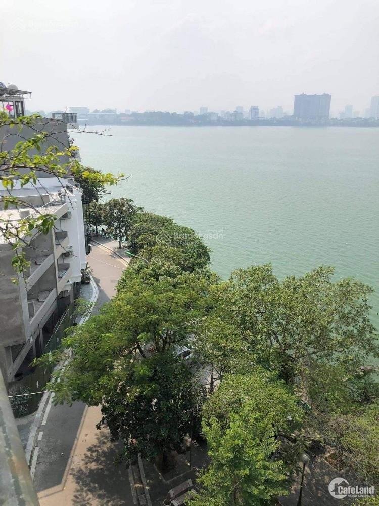 Mặt phố lô góc Vũ Miên, vỉa hè, gara ô tô, thang máy, view Hồ Tây, DT 50m2, MT 4,6m, 27,5 tỷ