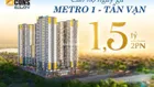 Chỉ còn 2 căn duy nhất 47m2 - 2PN, view Q1, thoáng mát, cách tuyến Metro chỉ 500m2 Bcons Solary