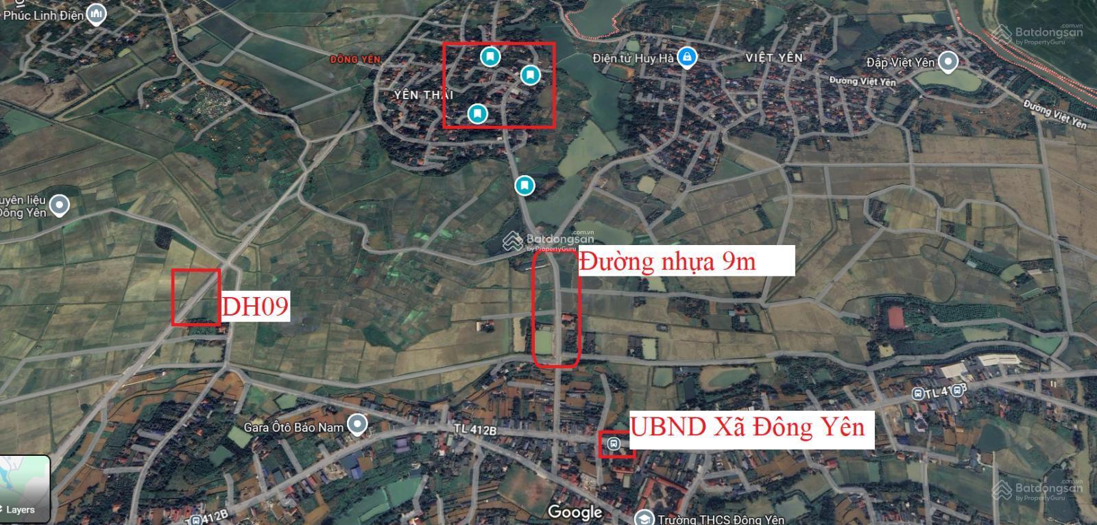 Bán Đất 400m2 tại yên thái Xã Đông Yên, Quốc Oai, Hà Nội, giá 5,9 tỷ