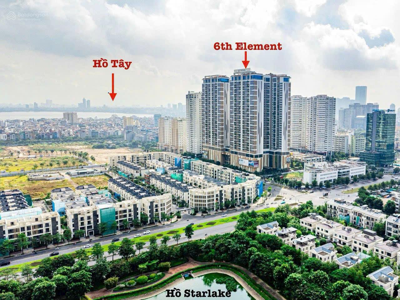 Cho thuê căn hộ 2PN, 2WC, 83m2 tại 6th Element, Tây Hồ, Hà Nội, giá 15 triệu VND