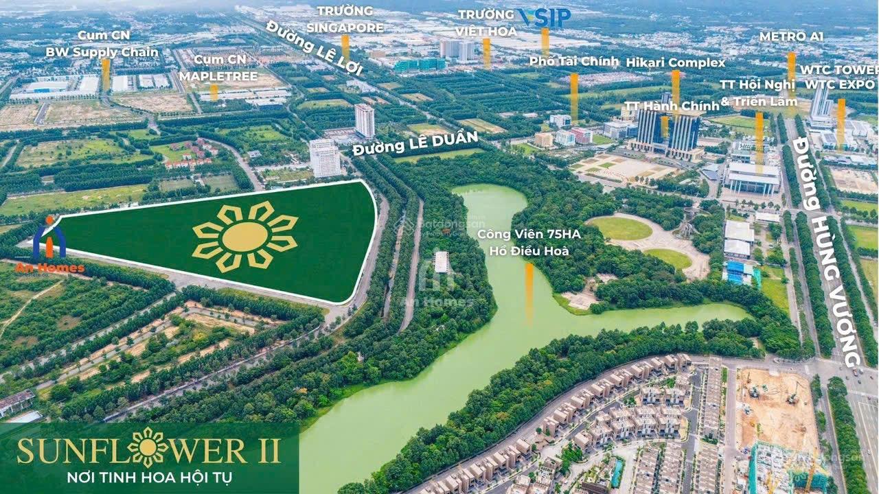 Bán Biệt Thự Sunflower II mua trực tiếp từ chủ đầu tư Becamex. Liên hệ ngay 0918 681 *** - Ms. Trân