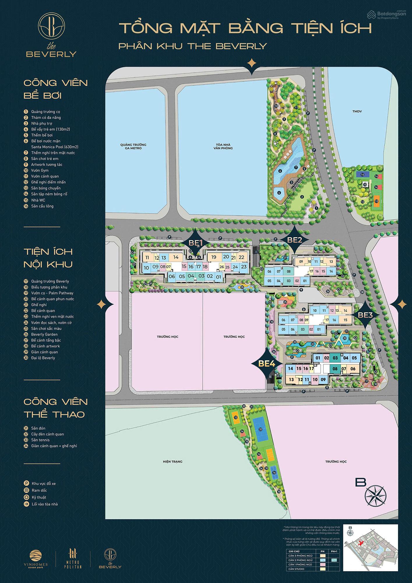 Bán gấp CH 1PN, 33,5m2 tại The Beverly, Gia Lâm, 2,15 tỷ