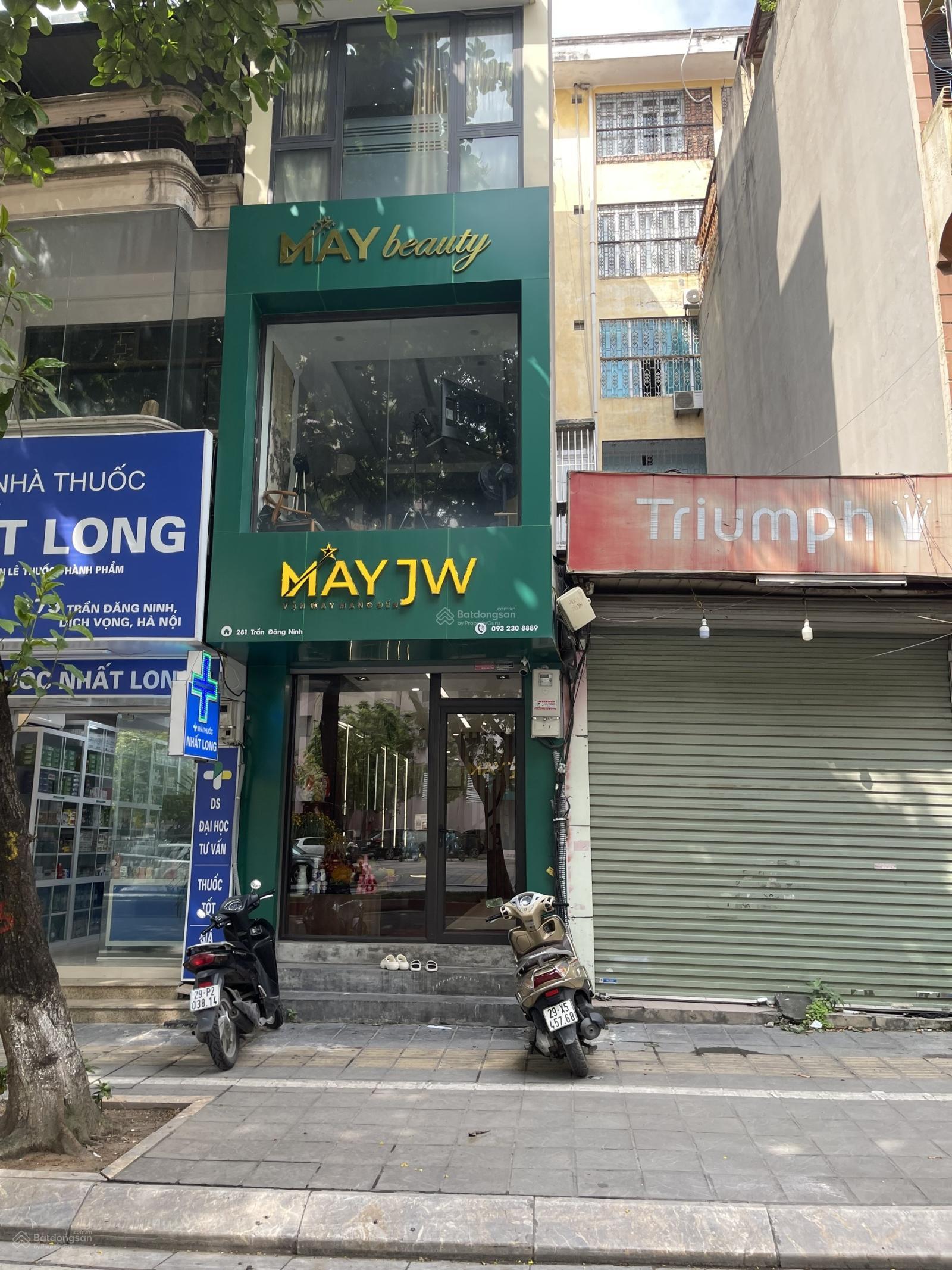 Cho thuê nhà mặt phố Trần Đăng Ninh, DT 40m2 * 6 tầng , có thang máy , giá 40tr/tháng