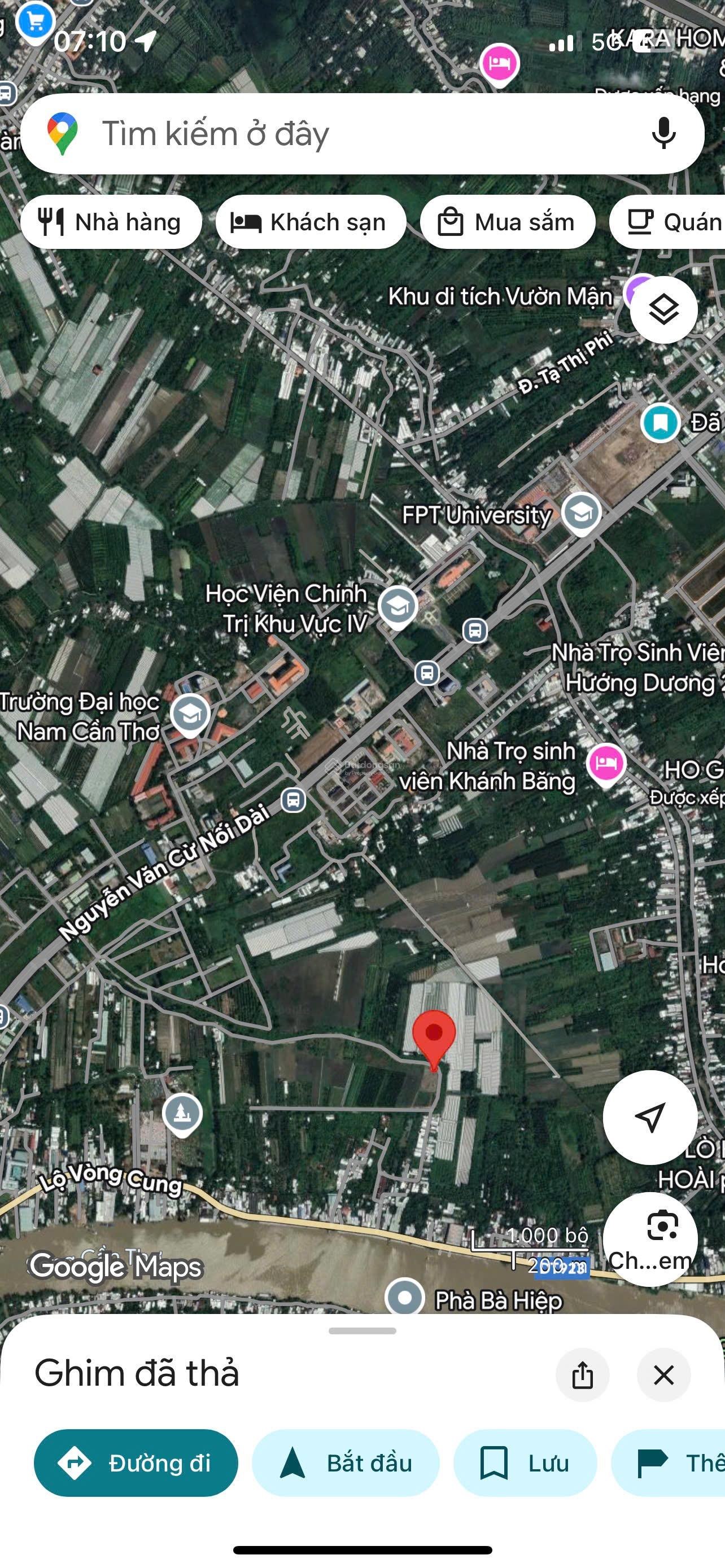 NỀN THỔ CƯ XÂY TRỌ OK GẦN ĐẠI HỌC NAM CẦN THƠ, ĐẠI HỌC FPT, CHỢ MỸ KHÁNH