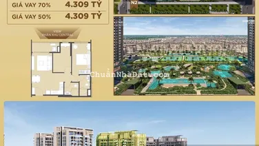 Bán căn 1BR+1MR Masteri Trinity View biệt thự, chiết khấu 14%, giá chỉ 3.74 tỷ TTS!