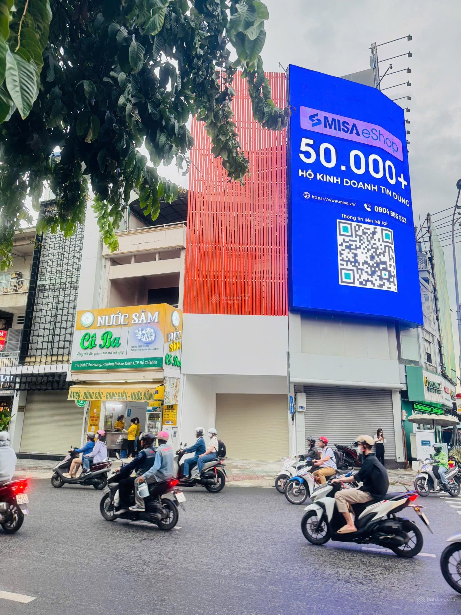 Siêu Phẩm Góc 2MT 112 Đinh Tiên Hoàng , 4 x 17m 5 tầng nhà mới 100% giá chỉ 75triệu / tháng