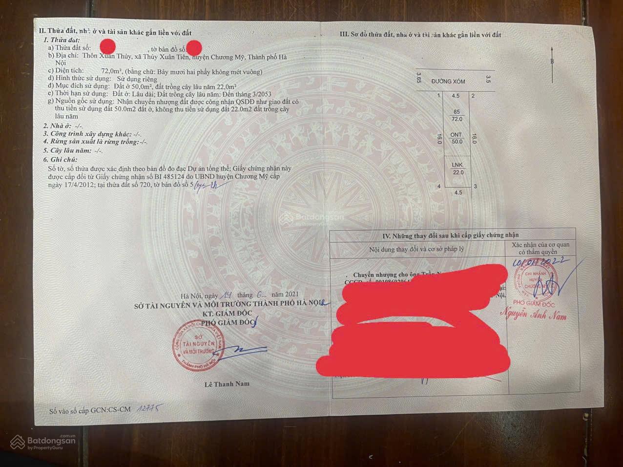 Bán đất tại Đường 21A, 2 tỷ, 72m2, view đẹp