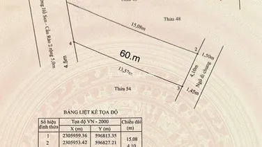 Bán lô đất tặng nhà mặt đường Hồ Sen. Đoạn giữa. Vị trí siêu đẹp. Kinh doanh buôn bán gì cũng được