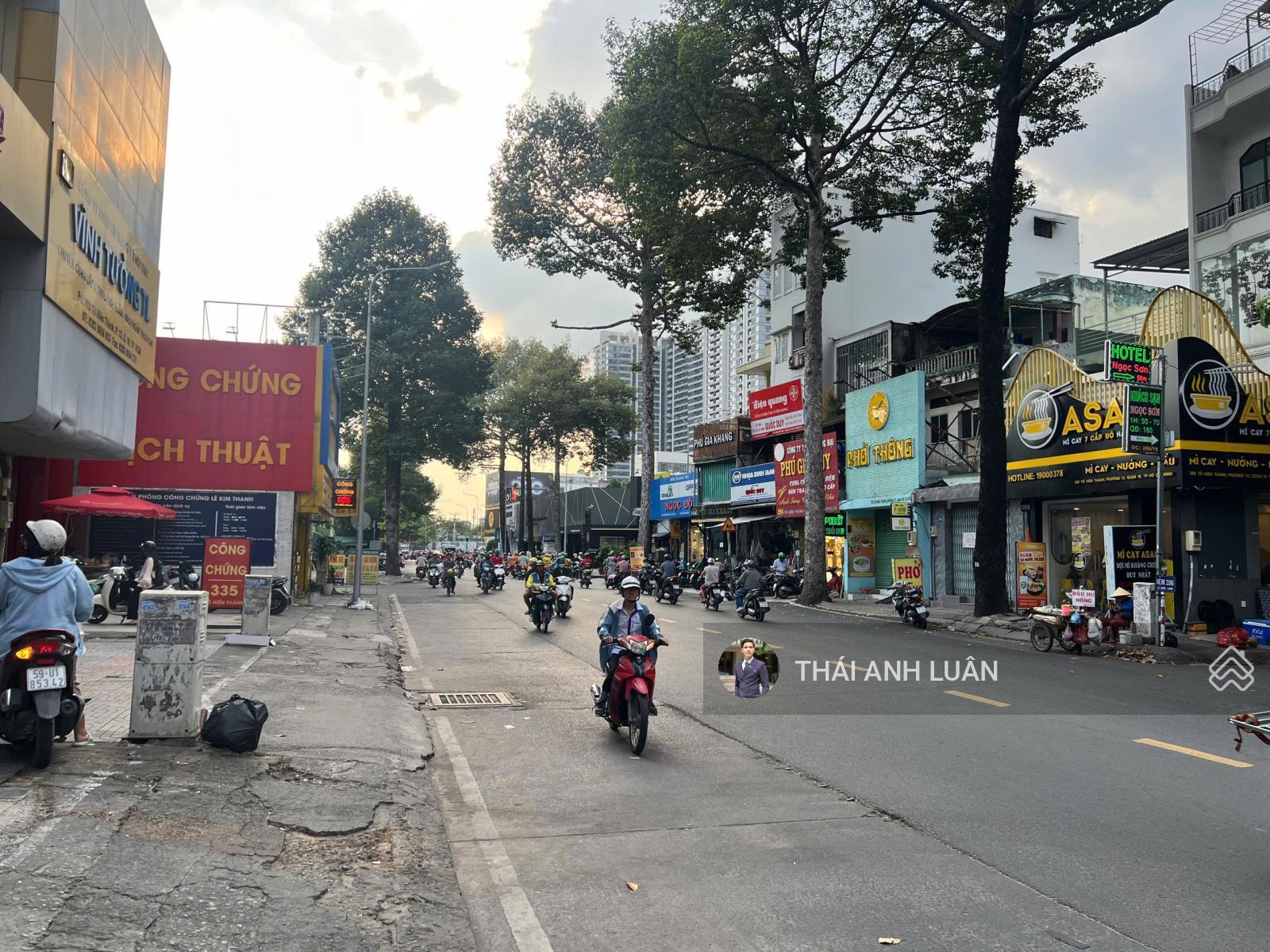 Ngân hàng thuê 350tr/th. Bán BUILDING mặt tiền TÔ HIẾN THÀNH. 250m2 (10x25m) - Hầm 8 tầng. 76 tỷ
