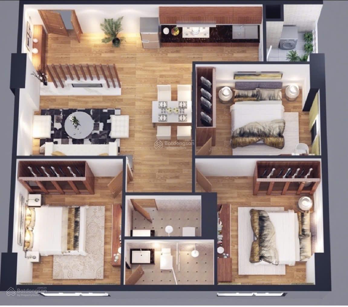 Căn hộ Athena Complex Xuân Phương B - 106m2 x 3PN - tặng NT vip - slot ô tô - chỉ 6,95 tỷ