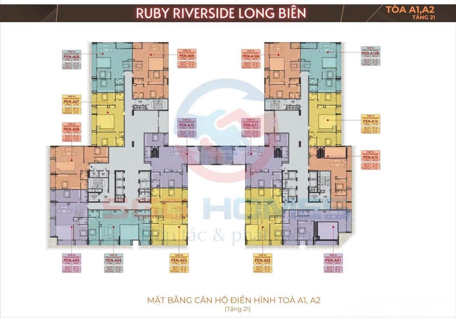 Nhận Cọc Giữ Chỗ Chung Cư Cao Cấp Ruby Riverside Nguyễn Lam Cạnh Vinhomes River DT 45, 65, 82, 95m