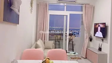 Cho thuê căn hộ Tô Ký Tower Q12, căn góc 65m2, 2PN-2WC, có ban công, full nội thất, giá 8tr5