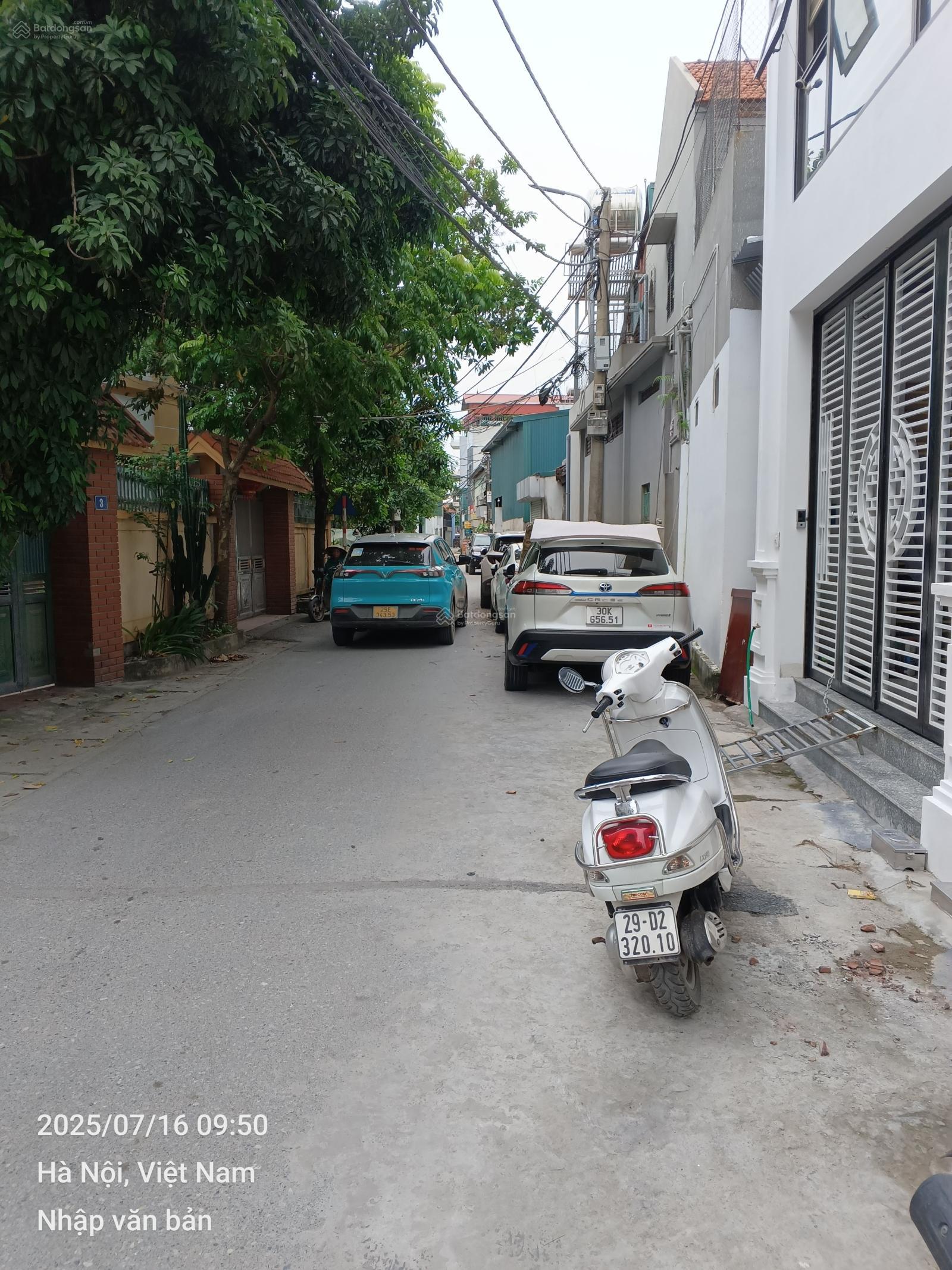105m2 ngõ ô tô tránh Hoài Đức gần đại học công nghiệp giá chỉ dưới 90 triệu/m2
