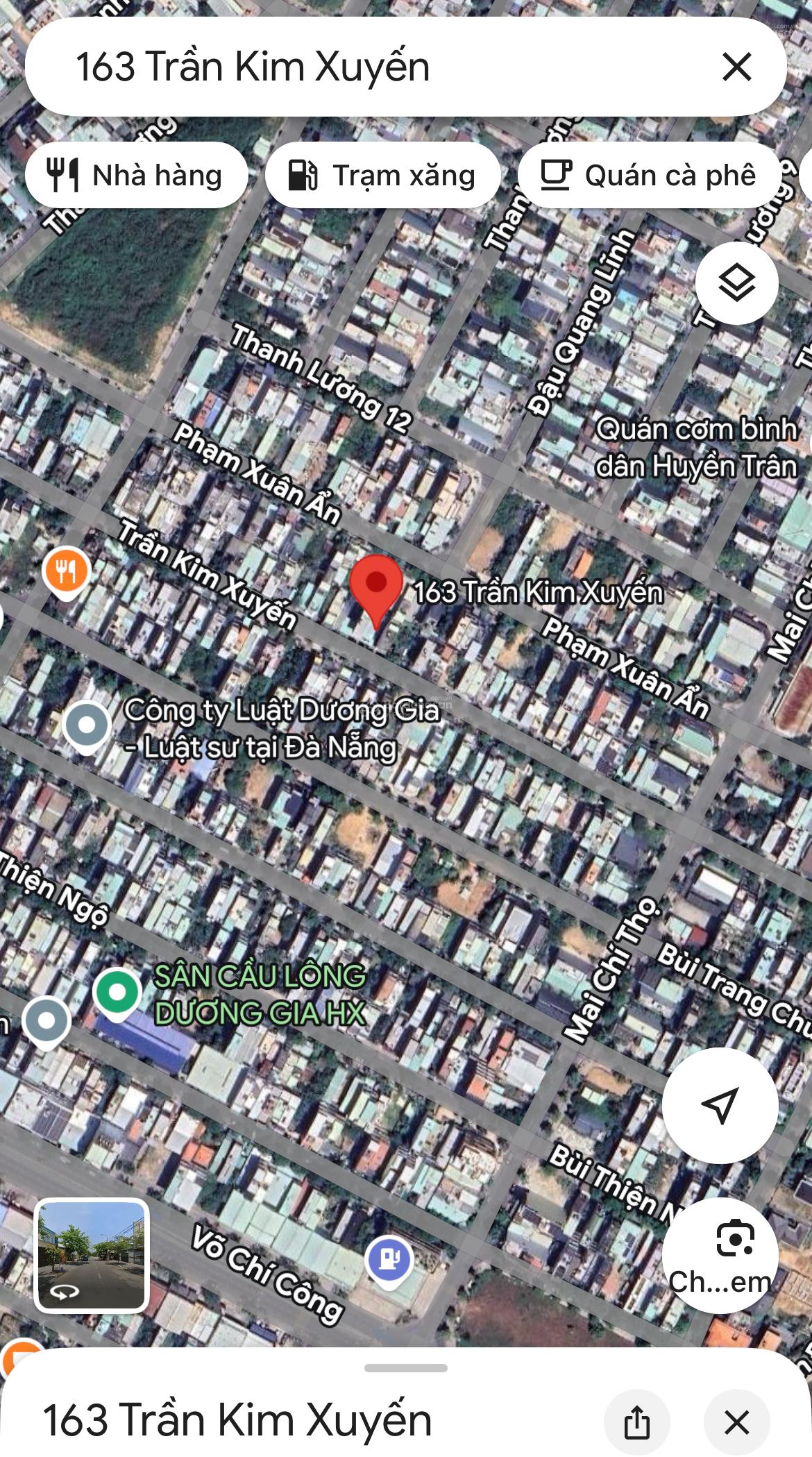 BÁN ĐẤT TRẦN KIM XUYẾN HOÀ XUÂN B1.17 TÂY NAM ĐƯỜNG 7.5M SẠCH ĐẸP 5ty Có bớt nhẹ