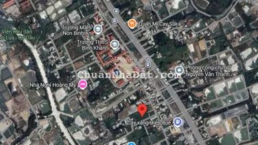 Đất 720tr sau lưng trường Bình Khánh Cần Giờ gần phà, sổ riêng, dân cư đông