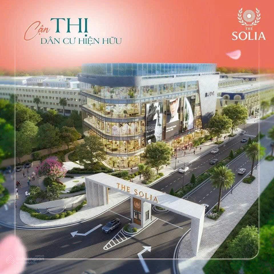 The Solia Bến Lức quy mô 20ha và 1000 sản phẩm, tầm 60% là đất nền còn lại là nhà phố xây sẵn