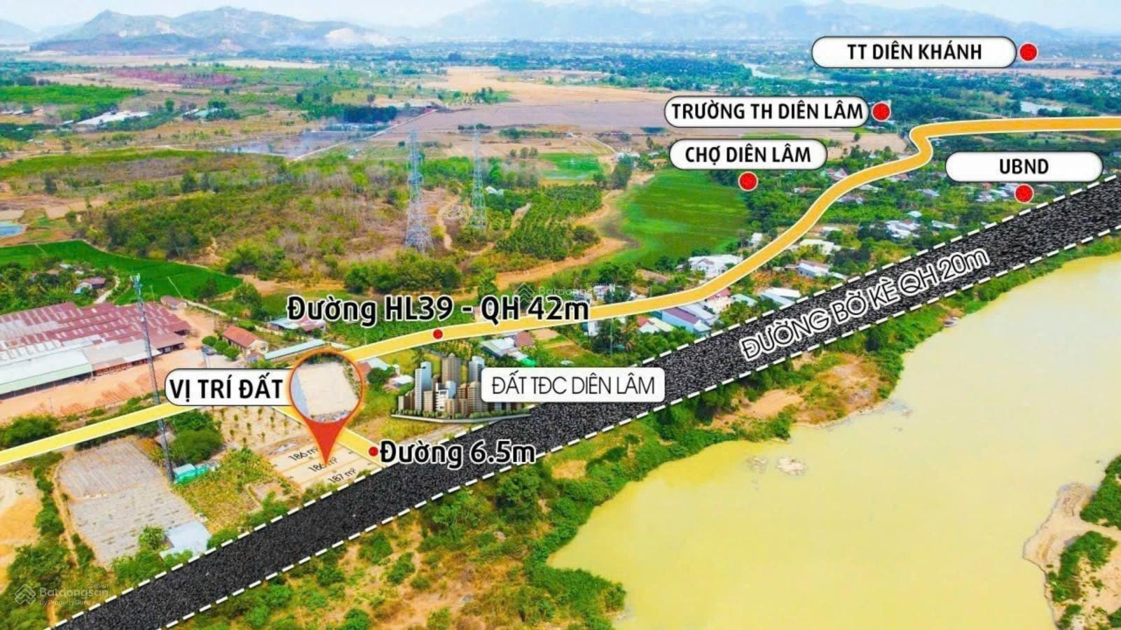 Bán lô đất thổ cư đường oto gần khu tái định cư Diên Lâm Diên Khánh lh 0908 208 *** Bán lô đất thổ cư đường oto gần khu tái định cư Diên Lâm Diên Khánh lh 0908 208 ***