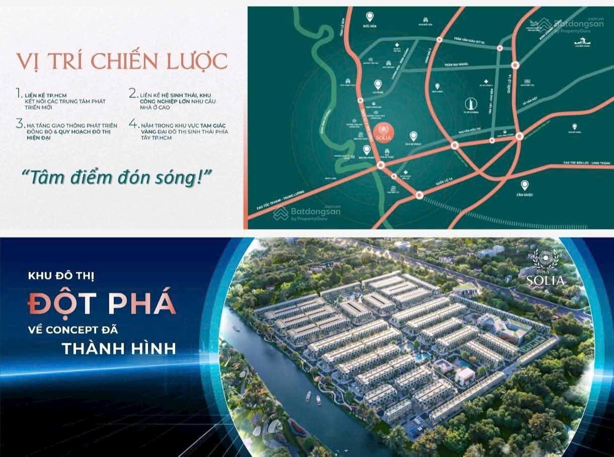 The Solia - dự án đô thị cao cấp, sổ và pháp lý hoàn chỉnh, dễ dàng sở hữu chỉ từ 20 - 24tr/m2