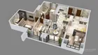 Bán căn hộ Dual key Goldmark City, 9,6 tỷ, 135m2, 4PN, 3WC,( thiết kế độc nhất khu sapphire)