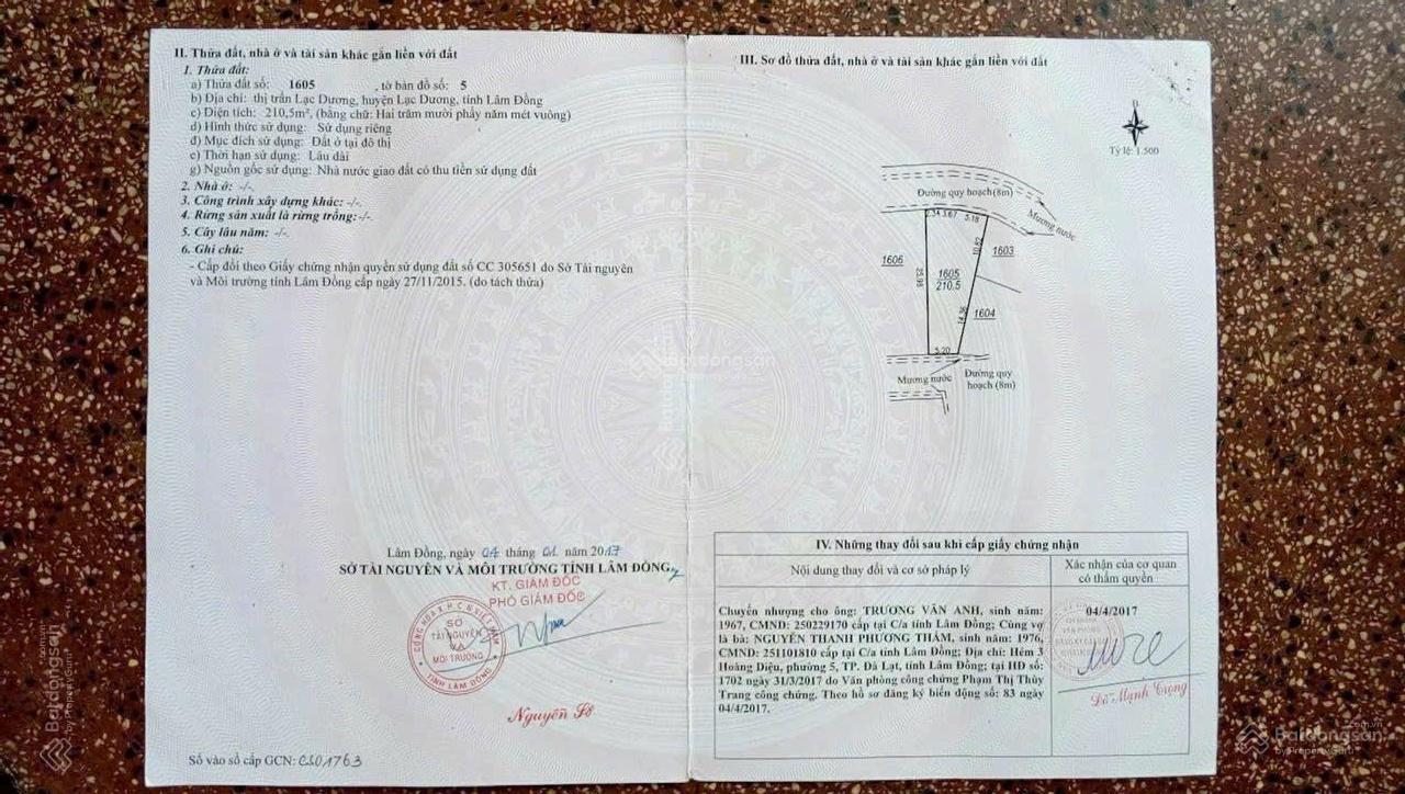 Sở hữu nhanh tay lô đất 2 mặt tiền tại Lạc Dương, phường Langbiang - Đà Lạt