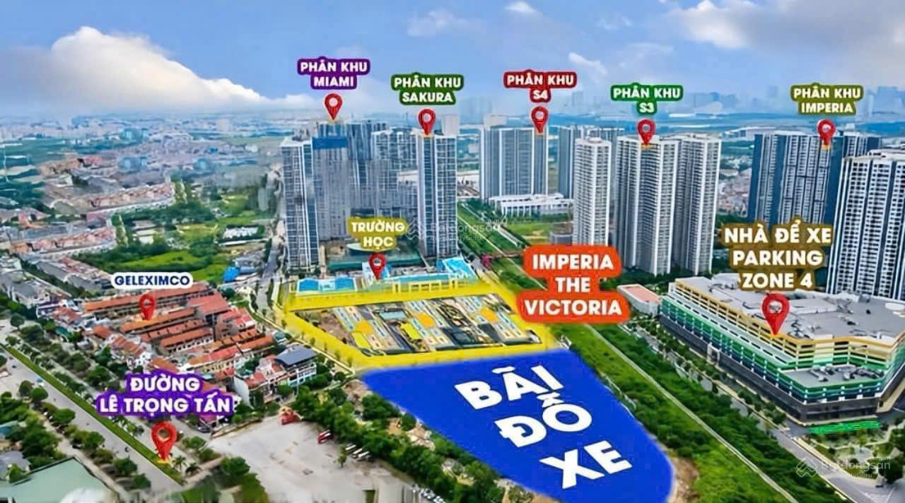 Bán 3PN 83,3m2 giá 5,85 tỷ bao phí tại The Victoria, Tây Mỗ, Nam Từ Liêm, Hà Nội. LH 0333 669 ***