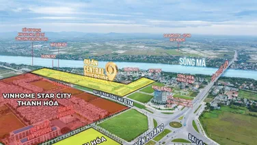 Bán nhà phố 5 tầng Central Riverside Thanh Hóa, 5,1 tỷ, 85m2, đối diện 16 tòa cc Vin. Lh 0359 548 ***