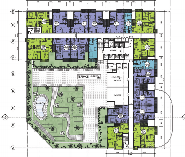 Bán căn hộ 2PN, 2WC, 89m2 giá cực chất tại The Two Residence, Trần Phú, Hoàng Mai, Hà Nội