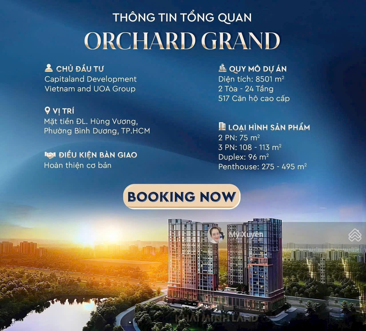 CĂN HỘ CAO CẤP ORCHARD GRAND-SYCAMORE của CAPITALAND tại TPM-Bình Dương chỉ 58TR/M2 với 99 tiện ích