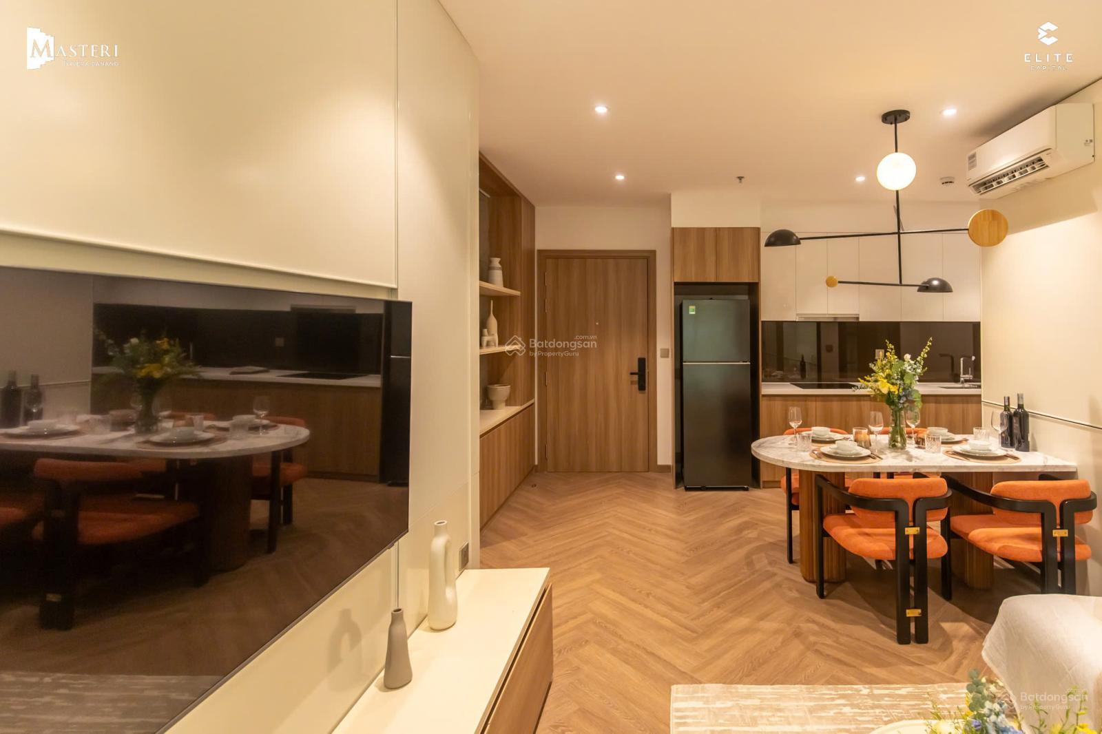 Căn 2PN+ DT: 76.6M2 giá tốt hơn căn 3PN DT: 79.2M2 "1 tỷ2" dự án Masteri Rivera Đà Nẵng.