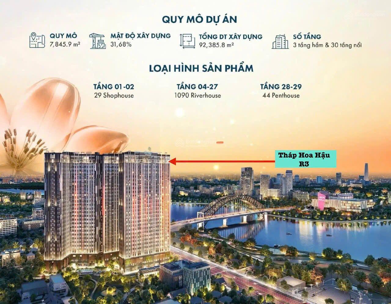 Căn Hộ 2PN View Sông Thượng Đỉnh Đối Diện Aone Mall Lớn Nhất Việt Nam