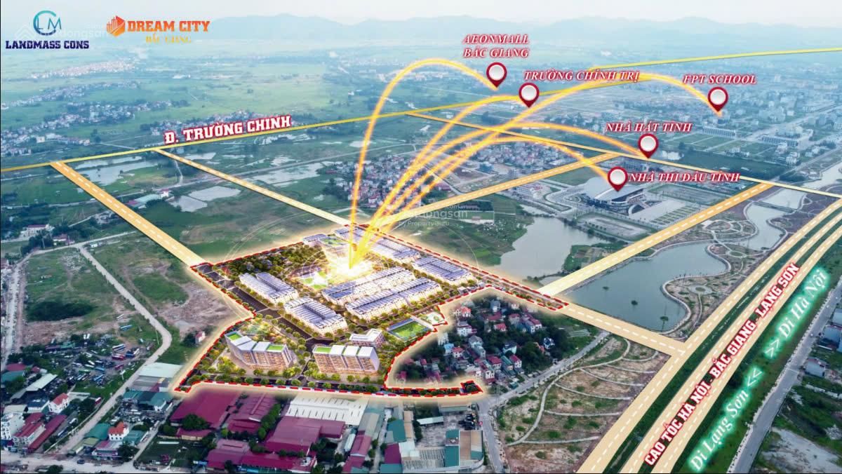 Bán suất ngoại giao dự án Dream City Bắc Giang view công viên giá tốt