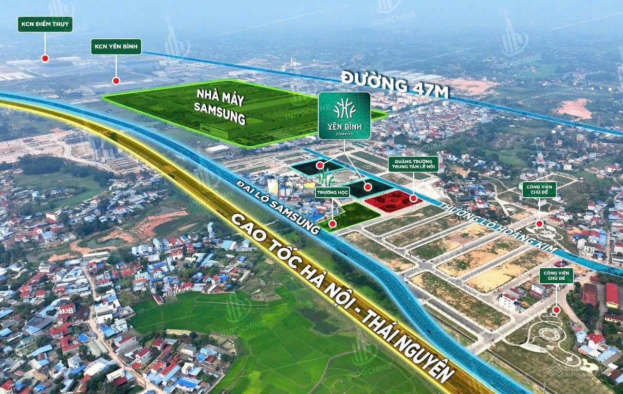 Suất ngoại giao 1.350 tỷ căn 2PN chung cư Yên Bình Complex cạnh Sam Sung Thái Nguyên