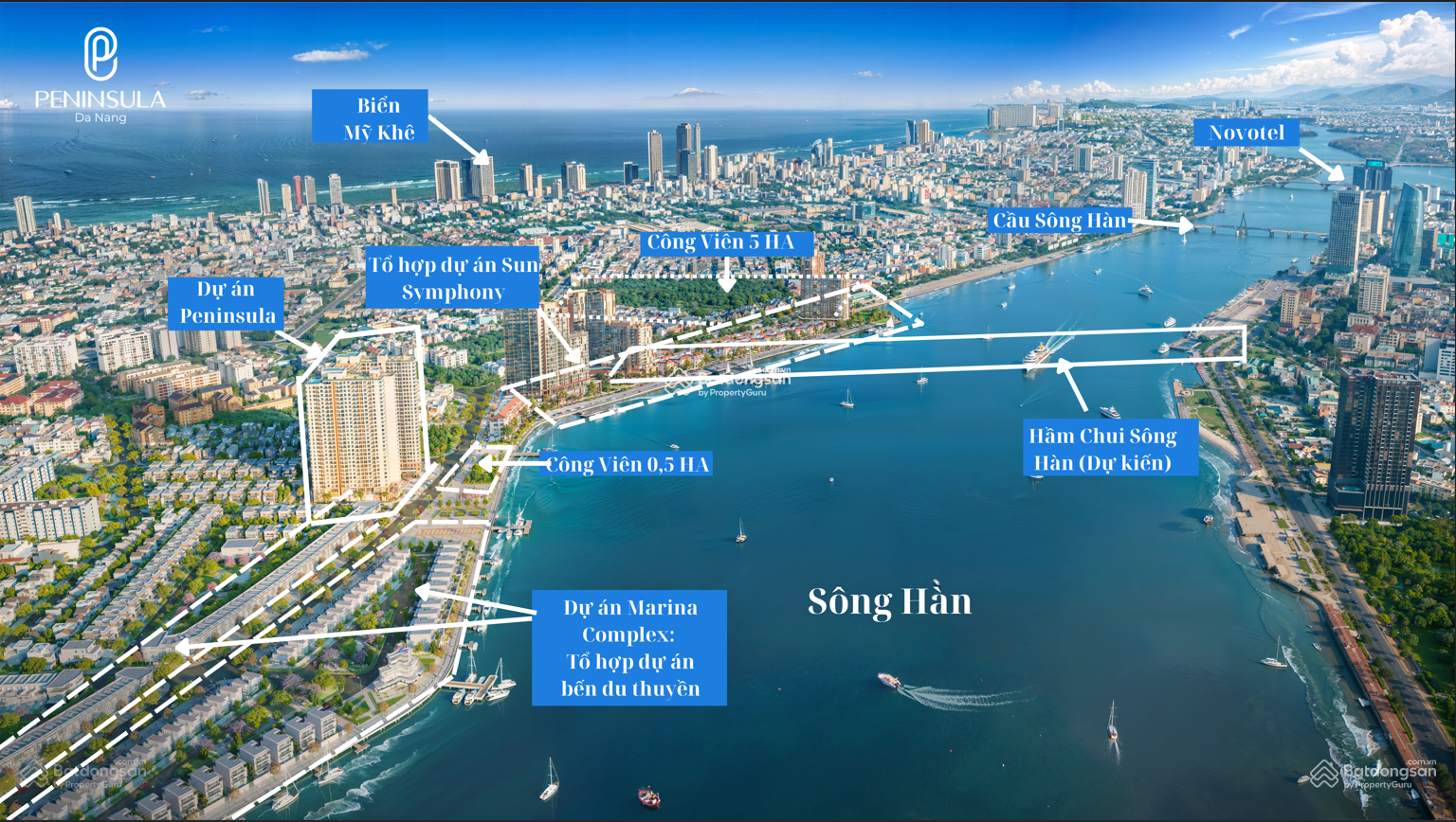 Giỏ 1 phòng ngủ còn lại của Peninsula - Giá gốc CDT, bàn giao nội thất liền tường