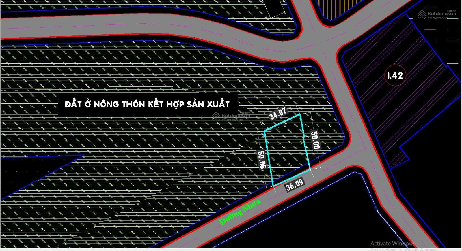 Bán đất tại Bà Thiên, Nhuận Đức, 12 tỷ, 1699.4 m2, Q. Củ Chi, HCM chỉ với uy tín