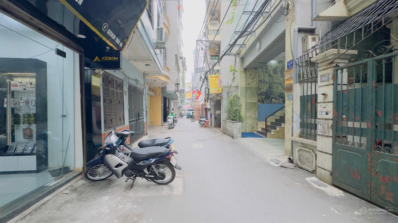 Bán nhà phố Thái Hà, ô tô tránh 95m2 x 4 tầng Mt 4,5m giá 23,5 tỷ,kinh doanh, ngõ thông. QH ổn định