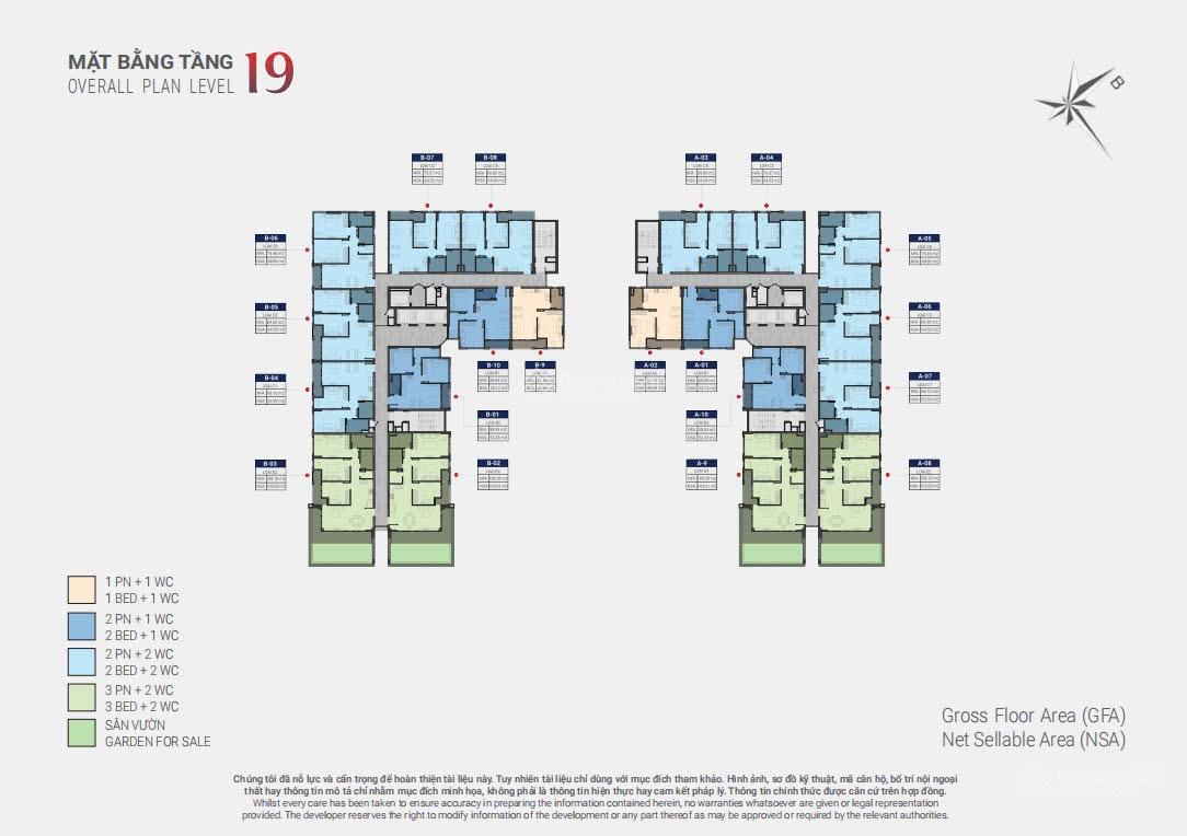 Duy nhất: 3PN Happy One Sora diện tích lớn 109m2 chỉ 6tỷ, Tặng 18th thuê nhà, 48th PQL, CK 5%