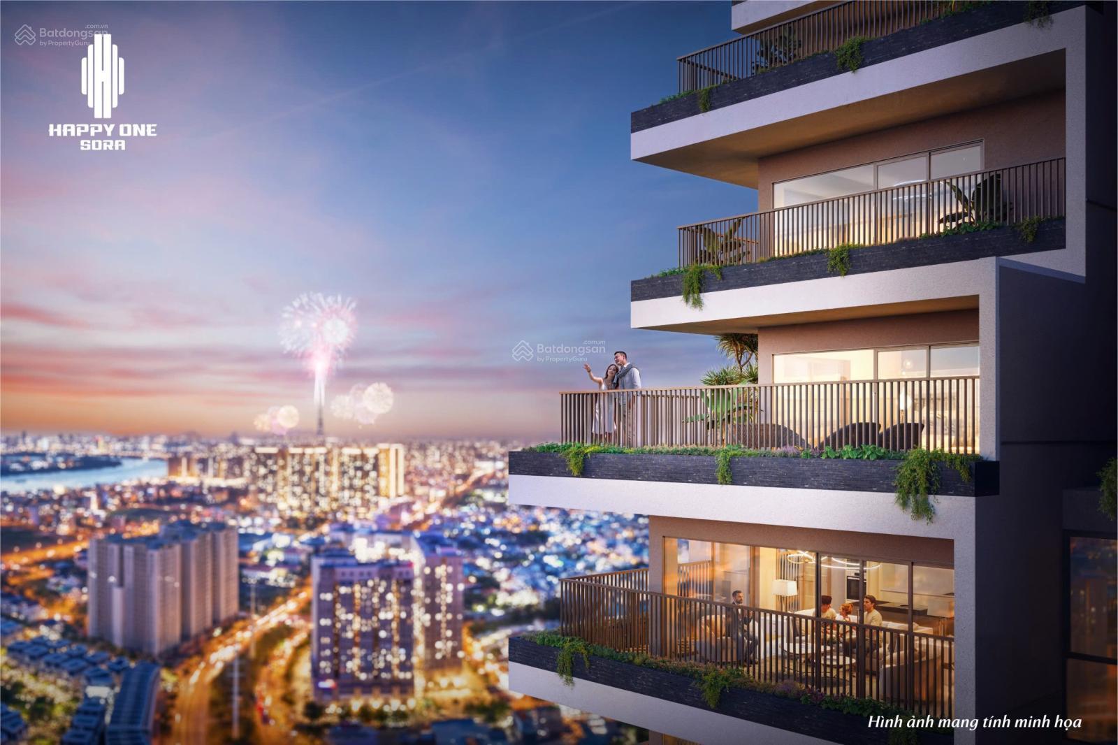 Duy nhất: 3PN Happy One Sora diện tích lớn 109m2 chỉ 6tỷ, Tặng 18th thuê nhà, 48th PQL, CK 5%