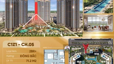 Bán Căn 2 ngủ Góc Đẹp nhất - Tòa N3 - View ôm trọn Bể Bơi Công Viên- Ban Công ĐB- ĐN - Tầng 9