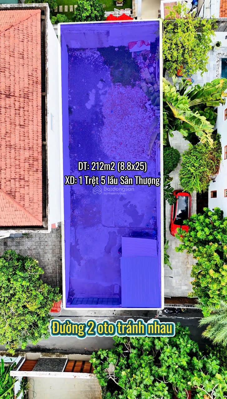 ĐẤT THẢO ĐIỀN 8,6X25 VUÔNG ĐẸP - XÂY 7 TẦNG - XEM THÊM.